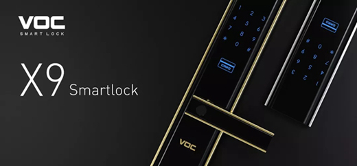 VOC智能锁新品X9智能门锁惊艳亮相亚洲消费电子展